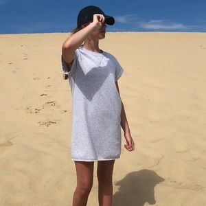 Aerie cotton sweatshirt dress